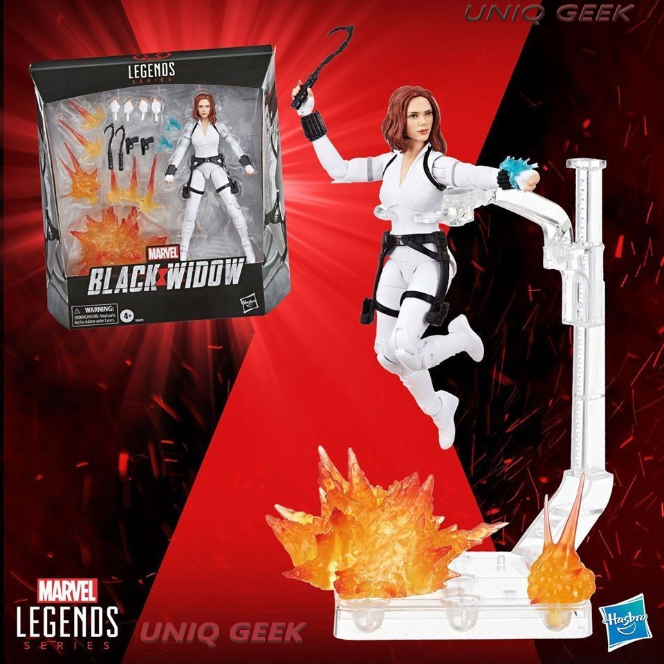 Marvel Legends Black Widow Deluxe 6″ White Costume Action Figure