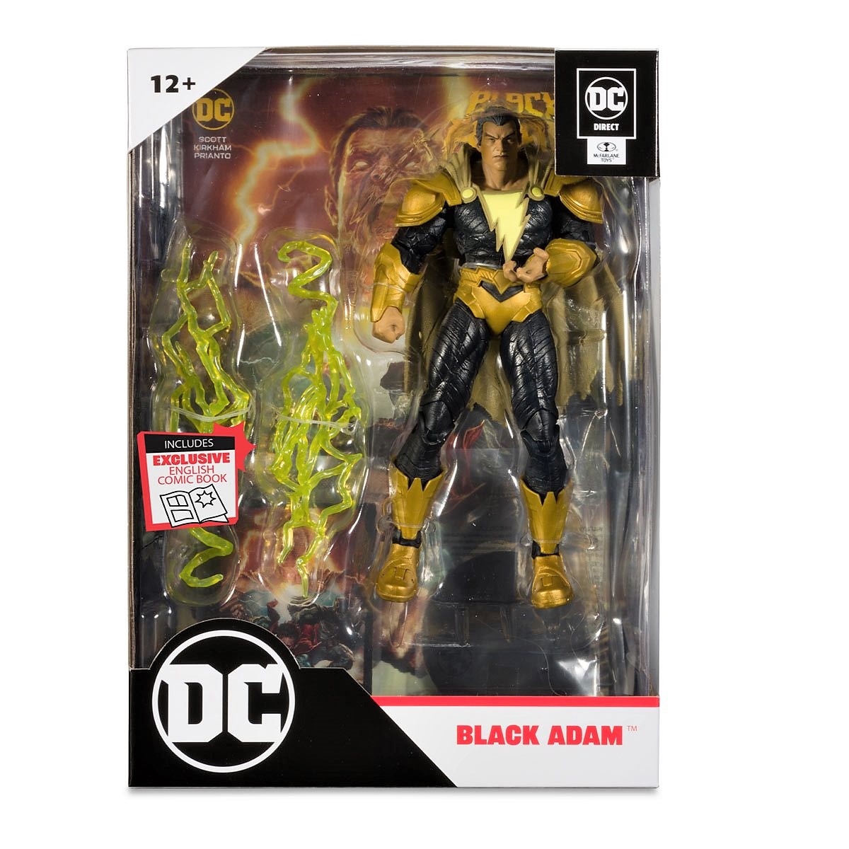 Dc Direct Black Adam Page Punchers 7″ Scale Action Figure With Black ...