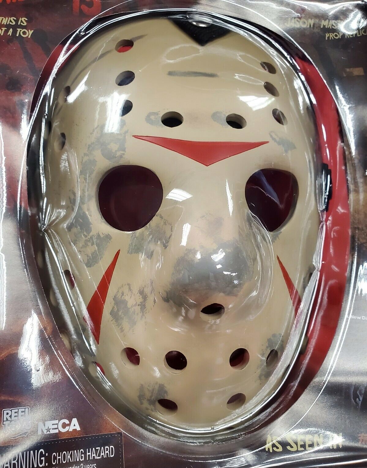 NECA Friday The 13th Part 3 Jason Voorhees 1:1 Scale Prop Replica Mask - Brand New
